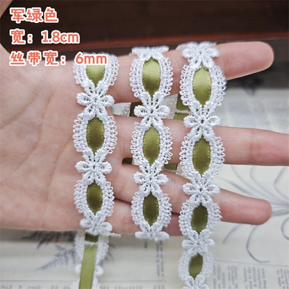 3550★ Ancho 1,8 cm Nueva cinta hueca de encaje DIY hecha a mano Lolita falda accesorios de decoración de ropa