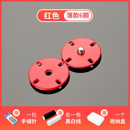 3483★ Botones de abrigo Botones ocultos de color Botones de madre Botones de mujer de lana Botones grandes redondos de ropa Botones de metal de cachemira