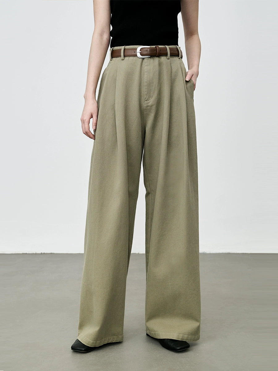 Pantalones vaqueros de pierna ancha y cintura alta CAREMIND para mujer 2024 nuevos pantalones ajustados rectos con forma de pera 