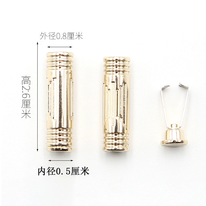 3546 Suéter Sombrero Cuerda Cabeza Botón Pantalones Cintura Cuerda Hebilla Metal Cabeza Ropa Cinturón Cuerda Tope Accesorios