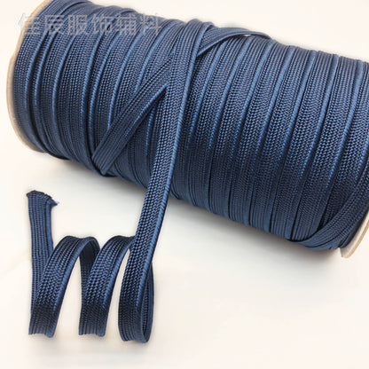 3849 Spot 39 colores 1 cm borde fino cinta maestra de seda brillante tira de brotes ribete cuerda borde incrustado tira cincha accesorios de ropa