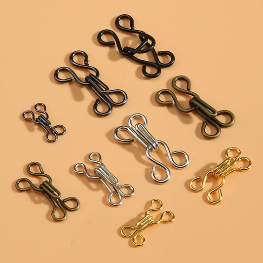 3512★ Botón de disciplina de ropa interior invisible de metal, botón oculto, hebilla de gancho, hebilla anti-luz de alta gama, hebilla de gancho, par pequeño de botones