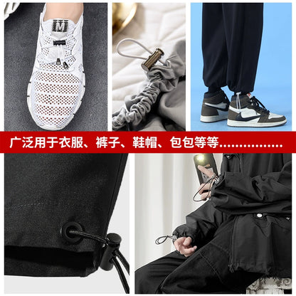 3536★ Suéter, gorro, cordón, cordón, cintura, cuerda, pantalones deportivos, correa elástica, dobladillo de ropa, hebilla, hebilla de resorte, accesorios