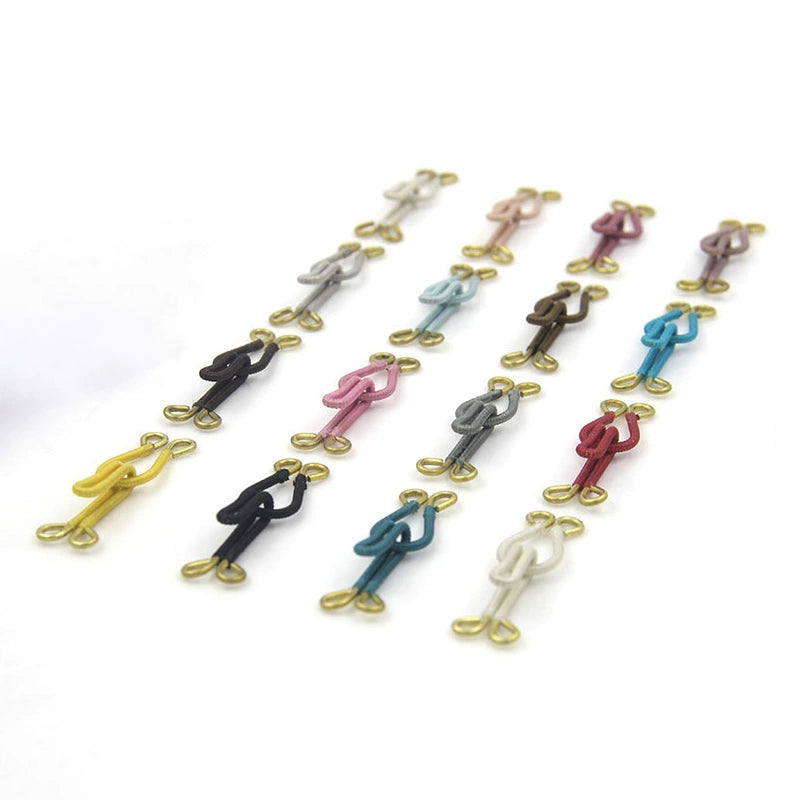 3513★ Accesorios de ropa, par de ganchos para abrigos, tela revestida de latón, botón de estilo, botón de gancho oscuro, botón de gancho manual, botón de ajuste invisible