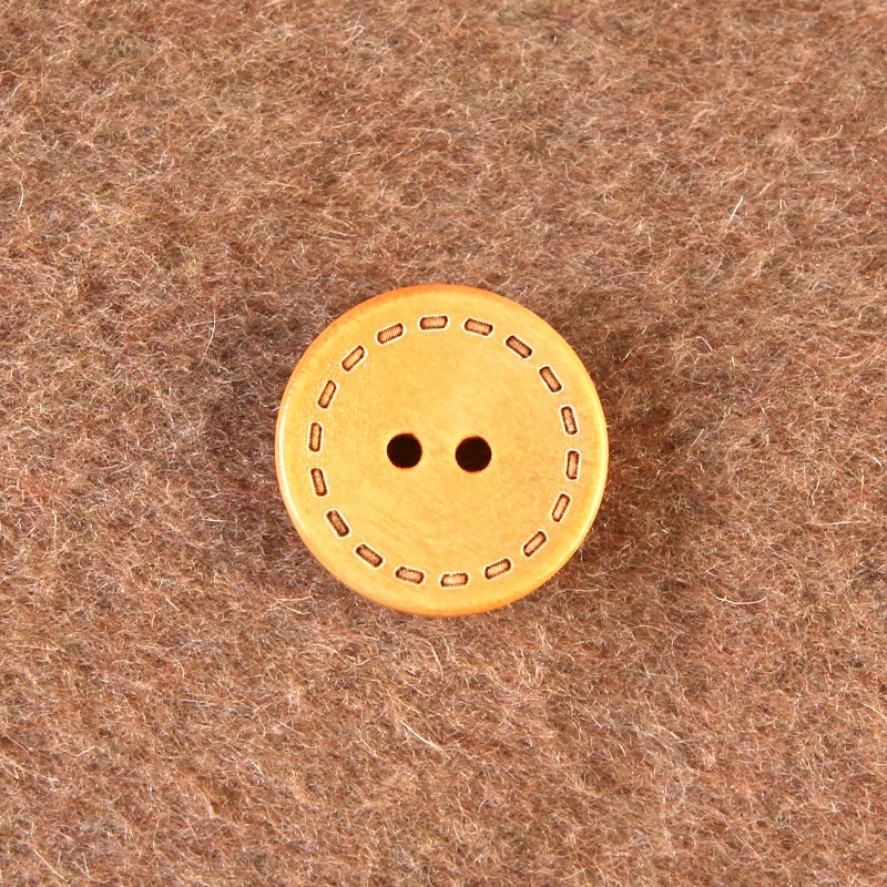 3367★  Round wooden two-eyed clothes decorative buttons men's and women's coats trench coats sweaters tops buttons high-end buttons