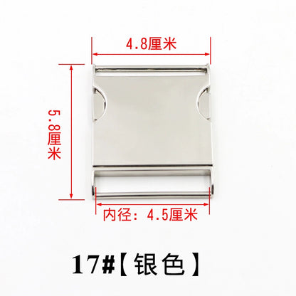 3526★ Hebilla de mochila con cierre de equipaje Hebilla de ajuste de bolsa Hebilla de herraje de metal Hebilla de accesorios para bolsa de cintura Hebilla de mochila