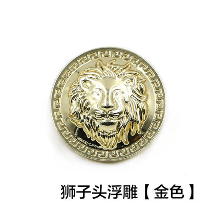 3437★ Botones metálicos retro británicos, botones de traje, botones decorativos para abrigos, chaquetas, gabardinas, accesorios de ropa, botones dorados