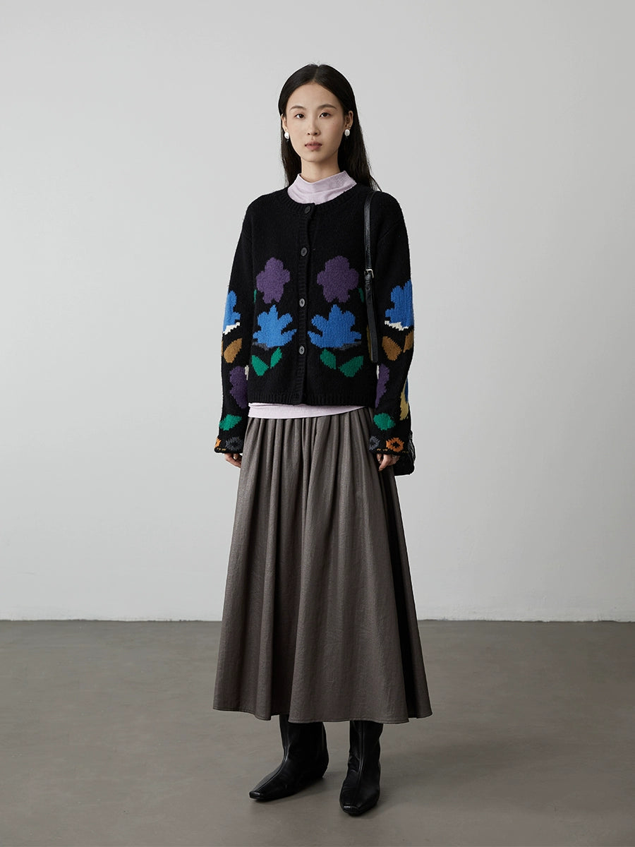 [Selección de corazón cómodo] Camisa clásica de cuatro colores con parte inferior de tencel fino de CAREMIND, top apilado de cuello semialto y corte entallado 