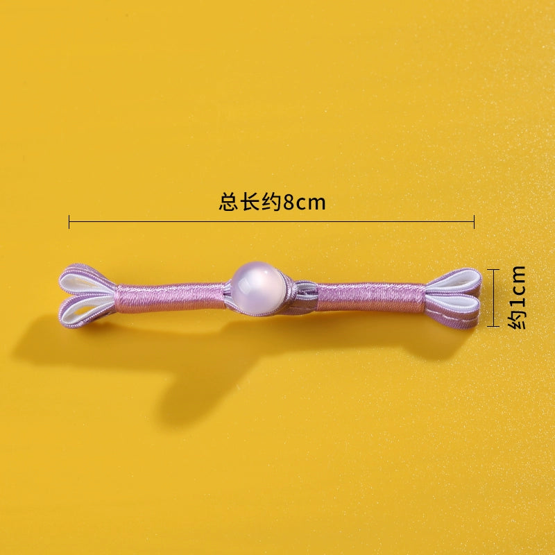 3498★ Botones de cheongsam Botones de estilo chino Hanfu estilo Tang Accesorios de ropa antiguos Botones superiores estilo retro Botones de disco de una palabra