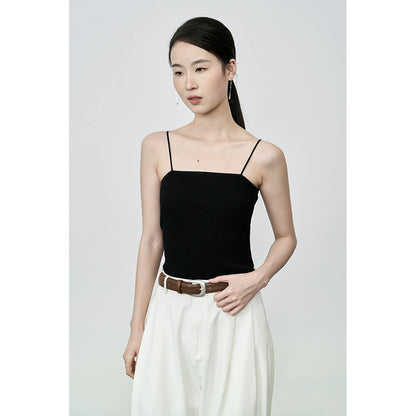 Chaleco de tirantes de cuatro colores CAREMIND para mujer, fino, anti-luz y exterior fino, con parte superior sin mangas 