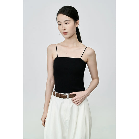 CAREMIND gilet à bretelles quatre couleurs pour femme, haut sans manches fin et anti-lumière