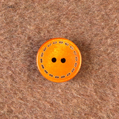 3367★  Round wooden two-eyed clothes decorative buttons men's and women's coats trench coats sweaters tops buttons high-end buttons