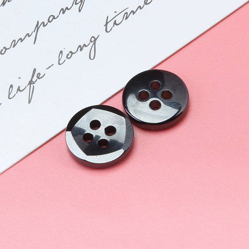 3382★  Round four-eye ceramic button men's and women's shirts knitted sweaters high-end small buttons children's clothes button versatile accessories