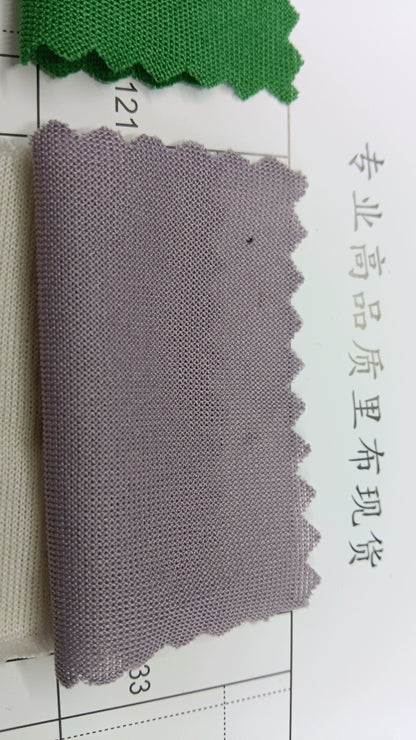 3905 Tejido elástico de verano, tejido fino de punto, forro de falda, tejido de imprimación absorbente de sudor, tejido de punto de una sola cara de alta elasticidad 8031