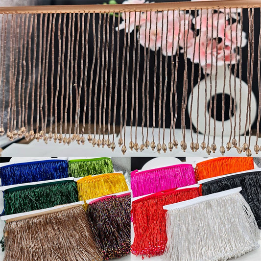 Tubo de cuentas de industria pesada de 15 cm de ancho, colgante de encaje de cristal, accesorios de ropa para vestido de novia, accesorios de bricolaje