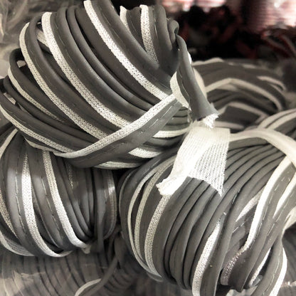 3841 Spot 1cm de alto brillo reflectante sub-master cinturón correa accesorios uniforme escolar uniforme de ingeniería luminoso incrustado cuerda de tubería tira de brotes