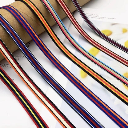 3885 Spot 1cm Accesorios de cintas de rayas, tiras para dobladillos, tiras para ribetes de pantalones, tiras laterales para ropa, textiles para el hogar, zapatos y sombreros Cintas DIY