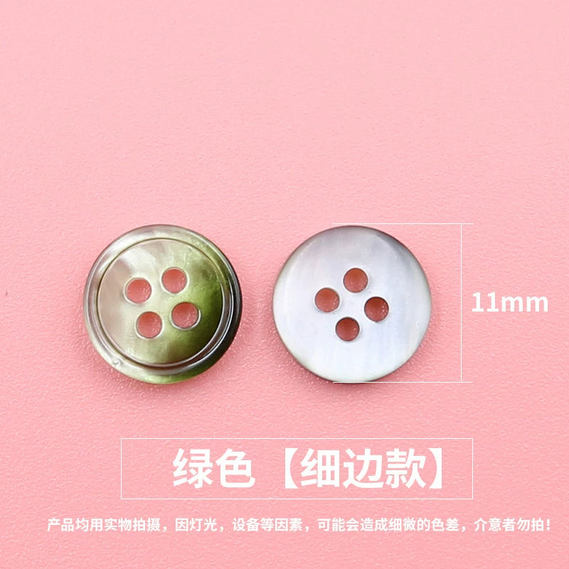 3345★  Color resin shirt buttons women's coat shirt buttons fashion round top clothes trench coat small button accessories