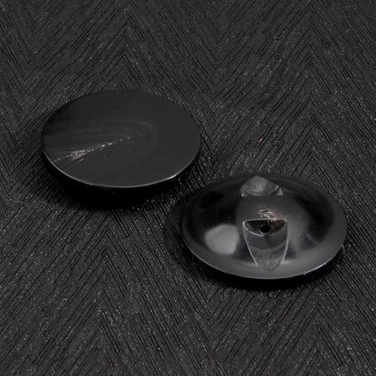 3455★ Botón negro redondo ojo oscuro botón plano material cuerno traje hombre botón cuerno chaqueta mujer abrigo