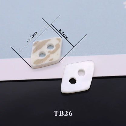 3366★  Natural shell buttons White shirt buttons High-end men's and women's knitted sweaters Cardigan shirts Round shell buttons Small