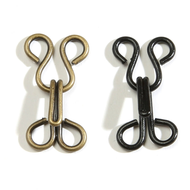 3512★ Botón de disciplina de ropa interior invisible de metal, botón oculto, hebilla de gancho, hebilla anti-luz de alta gama, hebilla de gancho, par pequeño de botones