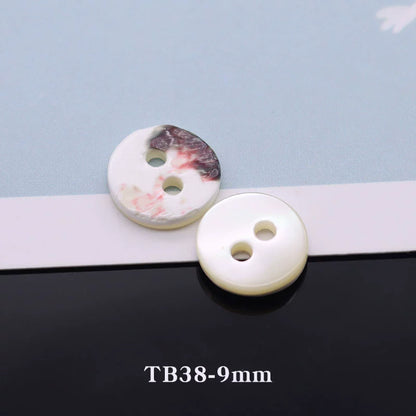 3366★  Natural shell buttons White shirt buttons High-end men's and women's knitted sweaters Cardigan shirts Round shell buttons Small
