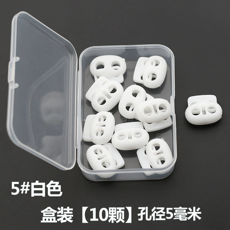 3534★ Nueva hebilla de ajuste de campana colgante de plástico, hebilla de resorte, hebilla de ajuste elástico, hebilla de cuerda, hebilla de cuerda pasante, hebilla de nariz de cerdo, chaqueta de plumas