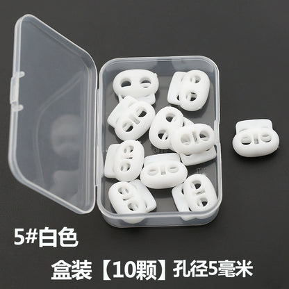 3534★ Nueva hebilla de ajuste de campana colgante de plástico, hebilla de resorte, hebilla de ajuste elástico, hebilla de cuerda, hebilla de cuerda pasante, hebilla de nariz de cerdo, chaqueta de plumas