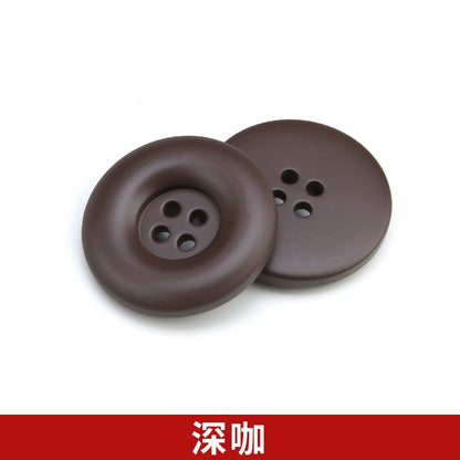 3312★  High-end exquisite resin buttons fashion woolen coat coat trench coat four-eye buttons clothes west decorative buttons