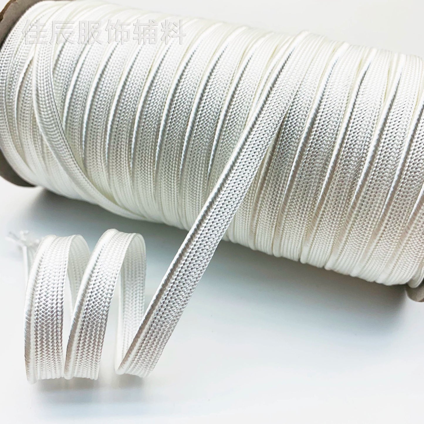 3849 Spot 39 colores 1 cm borde fino cinta maestra de seda brillante tira de brotes ribete cuerda borde incrustado tira cincha accesorios de ropa