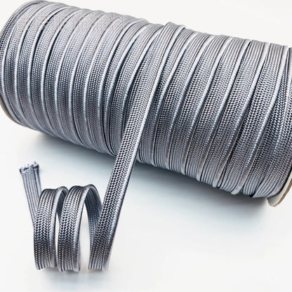 3849 Spot 39 colores 1 cm borde fino cinta maestra de seda brillante tira de brotes ribete cuerda borde incrustado tira cincha accesorios de ropa