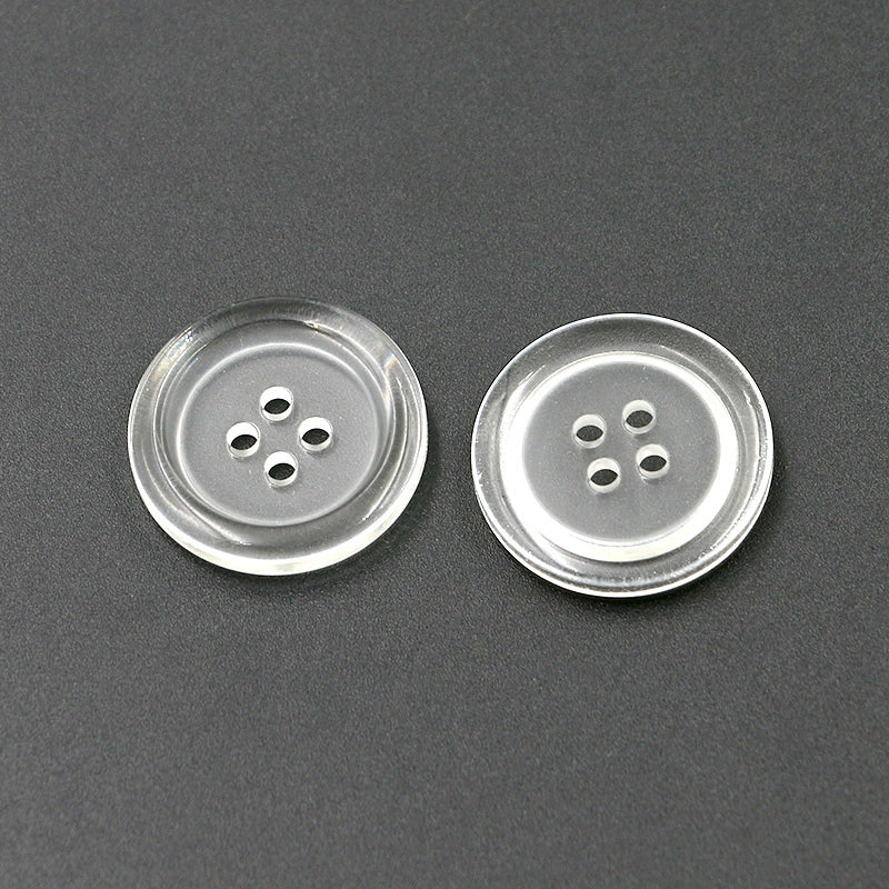 3494★ Hebilla de bata blanca, hebilla de enfermera, botón de enfermera, cuatro ojos, transparente, borde fino, hebilla de camisa, hebilla de almohadilla, hebilla de hospital, hebilla de herramientas, hebilla interior