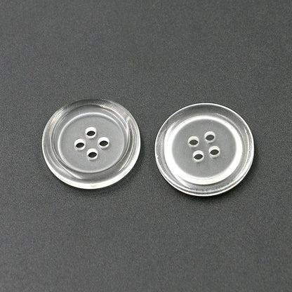 3494★ Hebilla de bata blanca, hebilla de enfermera, botón de enfermera, cuatro ojos, transparente, borde fino, hebilla de camisa, hebilla de almohadilla, hebilla de hospital, hebilla de herramientas, hebilla interior