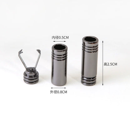 3548★ Hebilla de cabeza de metal de cuerda para ropa, pantalones, accesorios de cabeza de cuerda, suéter extraíble, sombrero, cuerda, pantalones deportivos, cordón de cintura, colgante