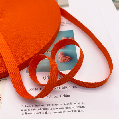 3883  Spot 30 colors 1cm non-elastic horse strap color back collar pressure strip webbing neckline strap side strip clothing accessories