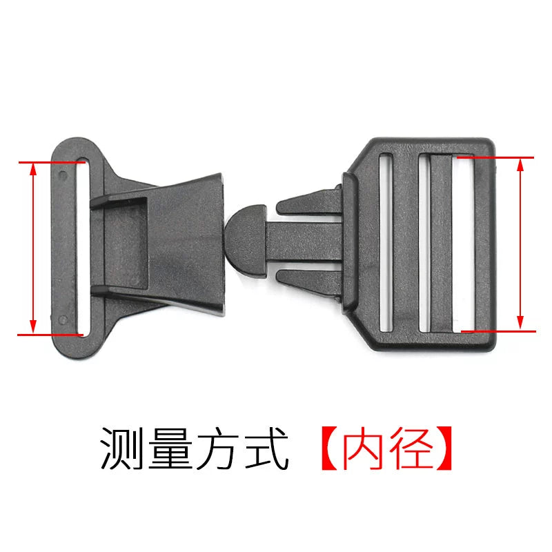 3522★ Hebilla de velcro Accesorios para equipaje Hebilla para madre Mochila escolar para exteriores Mochila de montañismo al aire libre Hebilla Botón negro