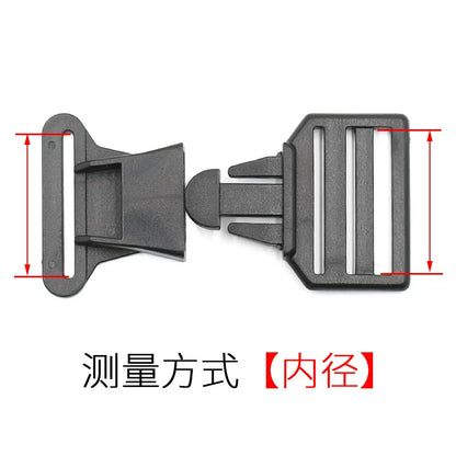 3522★ Hebilla de velcro Accesorios para equipaje Hebilla para madre Mochila escolar para exteriores Mochila de montañismo al aire libre Hebilla Botón negro