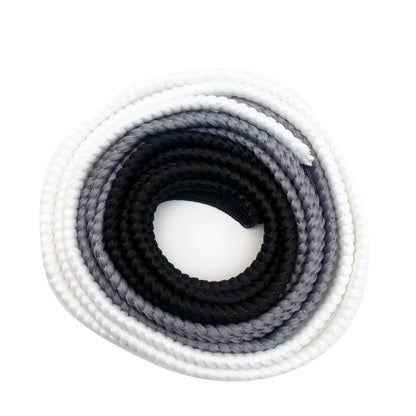 3846 ★ Spot 1.3cm negro y blanco gris negrita trenzada niño cinta maestra tira de brotes textiles para el hogar borde incrustado cuerda borde incrustado cuerda accesorios de ropa