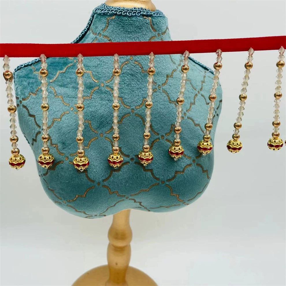 3728 7,5 cm de ancho, accesorios de encaje con flecos para industria pesada, cortinas hechas a mano, ropa de boda, lámpara de escritorio, decoración de ropa