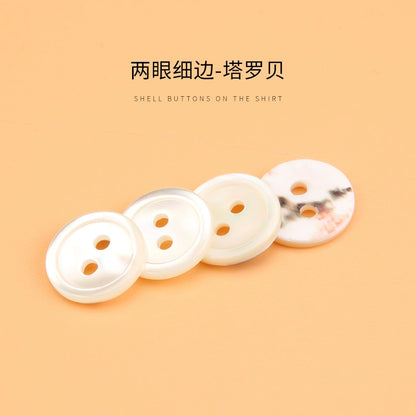 3310★  White shell buttons versatile exquisite high-end shirt POLO shirt buttons small buttons for men's and women's shirts and clothes