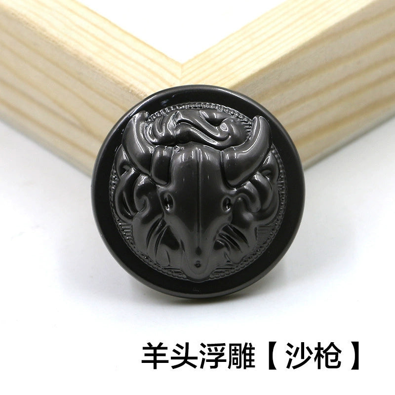 3437★ Botones metálicos retro británicos, botones de traje, botones decorativos para abrigos, chaquetas, gabardinas, accesorios de ropa, botones dorados