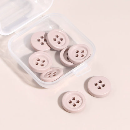 3371★  Four-eye round clothes decorative buttons jacket shirt cardigan shirt buttons high-end fashion top button accessories