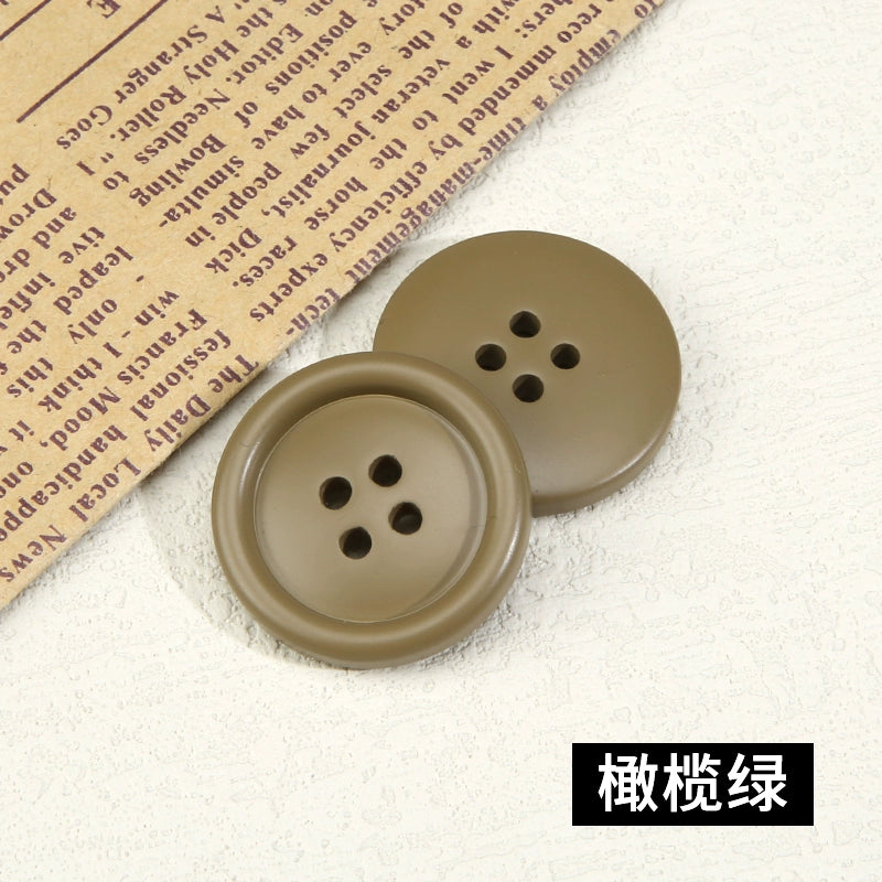 3295★  Round resin high-end clothes buttons exquisite woolen jacket sweater buttons top cashmere fashion button accessories