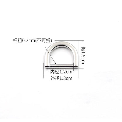 3518★ Botones para bolsos de mujer, accesorios para bolsos, tornillos, herrajes, hebillas metálicas DIY, tornillos, botones D, botones de ajuste, botones de herradura