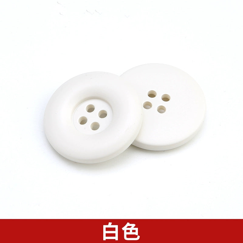 3312★  High-end exquisite resin buttons fashion woolen coat coat trench coat four-eye buttons clothes west decorative buttons