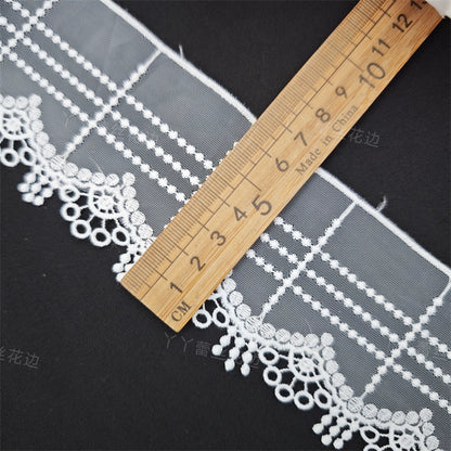 3819 Nouveau tissu de broderie de dentelle de vêtements de maille de dentelle robe de mariée de femmes vêtements textile textile à la maison accessoires de maille de broderie