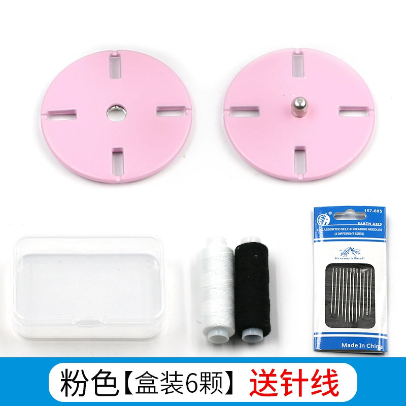 3474★ Botones finos ocultos de metal Botones pequeños de abrigo de visón de lana de cachemira para mujer Botones Botones invisibles de alta calidad Botones madre