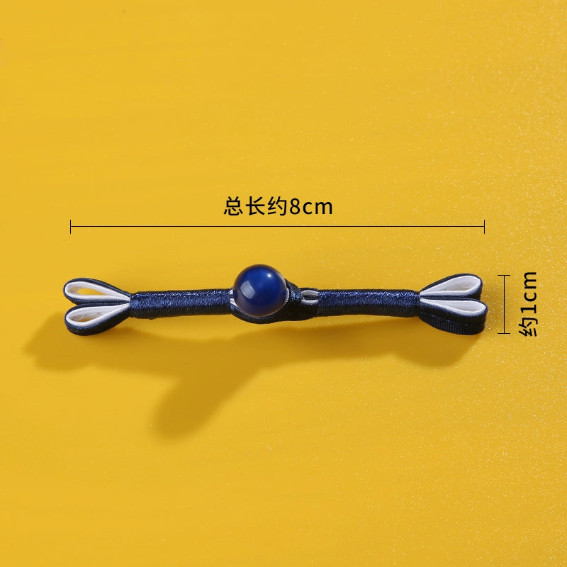 3498★ Botones de cheongsam Botones de estilo chino Hanfu estilo Tang Accesorios de ropa antiguos Botones superiores estilo retro Botones de disco de una palabra