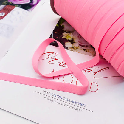 3882 52 colores punto 1cm cinta elástica color espalda cuello tira de presión escote correa borde lateral tira de presión accesorios de ropa