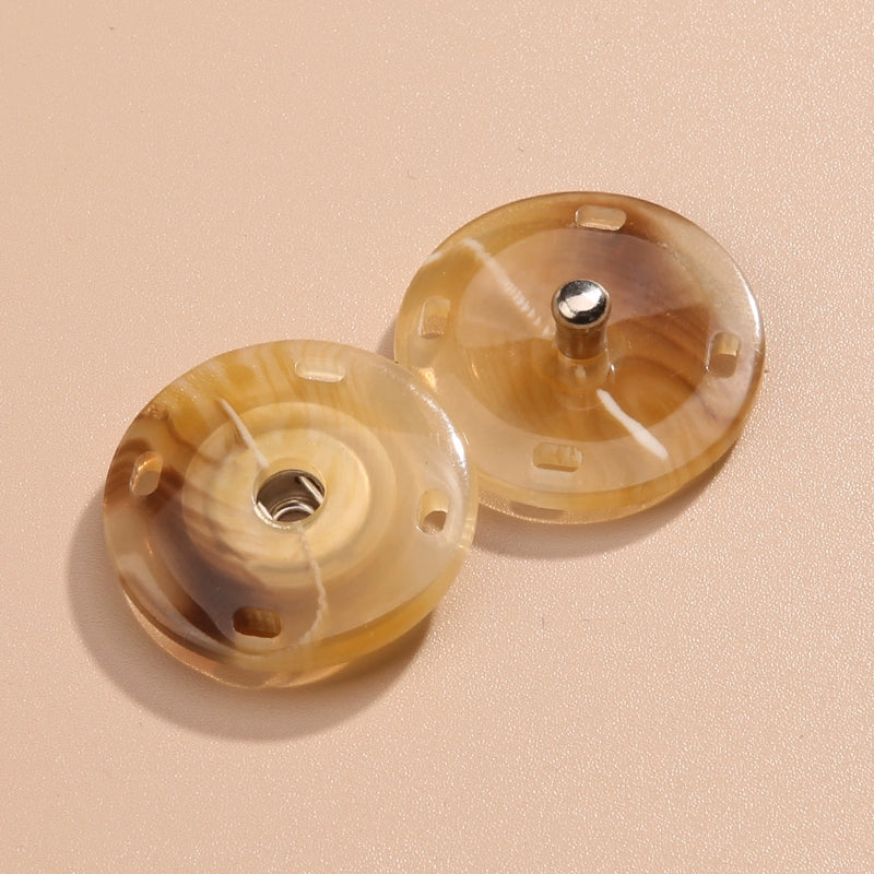 3479★ Abrigo versátil con botones ocultos para ropa de hombre y mujer con botones a presión, cárdigan de lana de cachemira con botones a presión, botones invisibles para niño y madre, botones de resina.